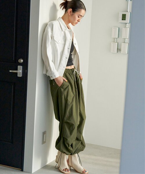 VENCEEXCHANGE（ヴァンスエクスチェンジ）の「カットオフデニムジャケット（デニムジャケット・レディース・ブラック/オフホワイト/ブルー系その他・M）」の17枚目の写真