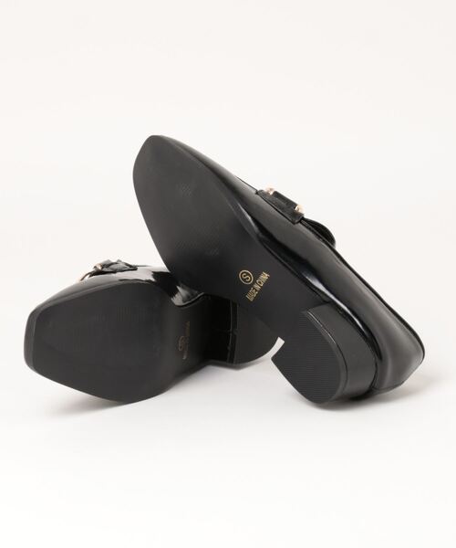 Settimissimo（セッティミッシモ）の「ビットチェーン付きローファー（ローファー・レディース・ブラック/ベージュ・S/M/L）」の4枚目の写真