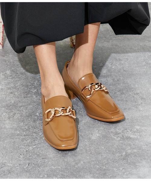 Settimissimo（セッティミッシモ）の「ビットチェーン付きローファー（ローファー・レディース・ブラック/ベージュ・S/M/L）」の7枚目の写真