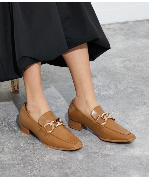 Settimissimo（セッティミッシモ）の「ビットチェーン付きローファー（ローファー・レディース・ブラック/ベージュ・S/M/L）」の8枚目の写真