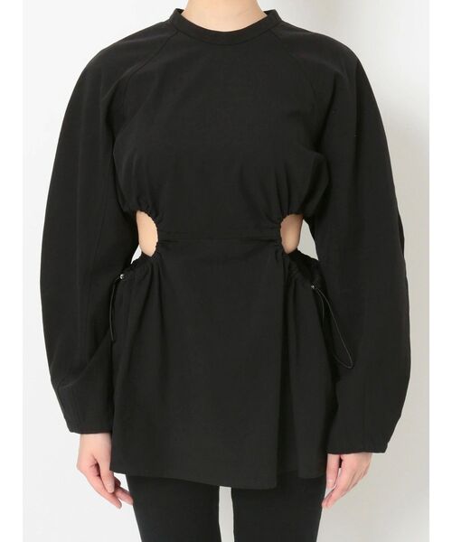 MURUA(ムルーア)の「サイドオープンブラウス(シャツ/ブラウス・レディース・ブラック/ベージュ・FREE)」の13枚目の写真