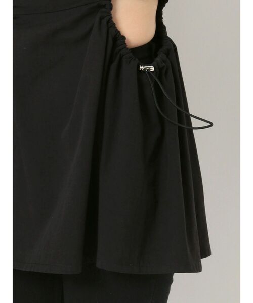 MURUA(ムルーア)の「サイドオープンブラウス(シャツ/ブラウス・レディース・ブラック/ベージュ・FREE)」の6枚目の写真