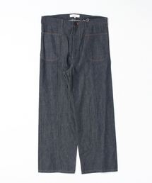N-196 サスクワッチファブリックス　ワイドデニムパンツ　サルエル　M N-196 サスクワッチファブリックス ワイドデニムパンツ サルエル