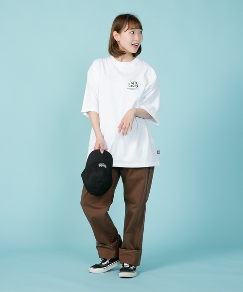 BEN DAVIS(ベンデイビス)の「【BEN DAVIS/ベンデイビス】バックプリント ワンポイントブランドロゴ Tシャツ Y2K(Tシャツ/カットソー・メンズ・チャコールグレー/ホワイト/オフホワイト/ピンク/ブルー/グリーン/その他/ホワイト系その他・SMALL/MEDIUM/LARGE/X-LARGE)」の9枚目の写真