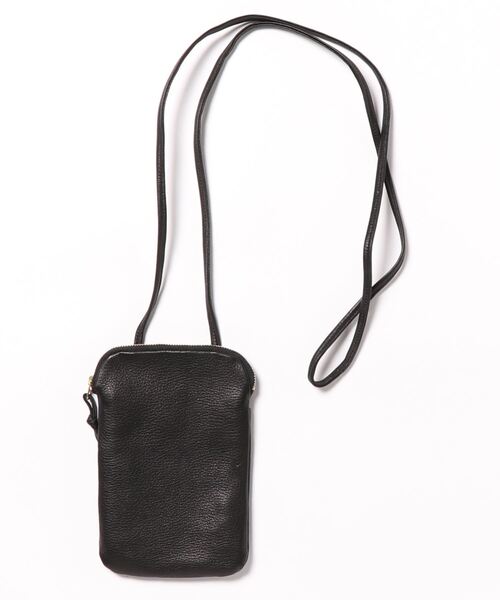 Ampersand(アンパサンド)の「Ampersand / アンパサンド ソフトレザー スマホポシェット フォンポーチ soft leather phone pochette AP21 A12 APS(ショルダーバッグ・レディース・ブラック/シルバー/ゴールド・FREE)」の19枚目の写真