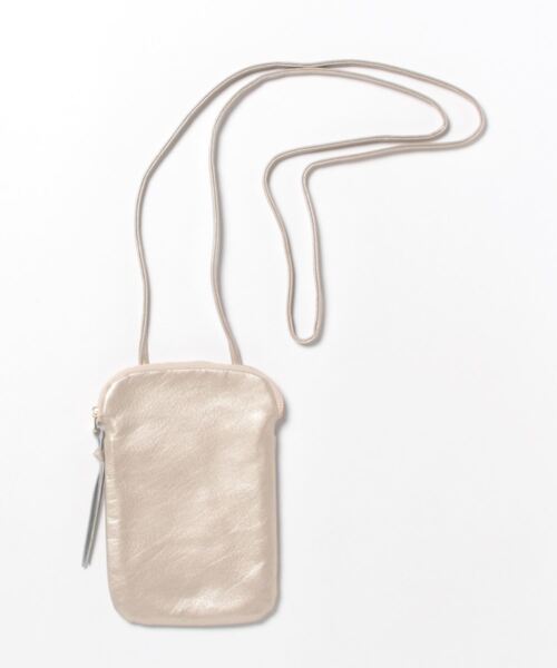 Ampersand(アンパサンド)の「Ampersand / アンパサンド ソフトレザー スマホポシェット フォンポーチ soft leather phone pochette AP21 A12 APS(ショルダーバッグ・レディース・ブラック/シルバー/ゴールド・FREE)」の21枚目の写真