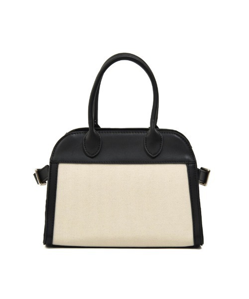 Re:EDIT（リエディ）の「フェイクレザー切り替えスクエアボストンバッグ（ボストンバッグ・レディース・ブラウン/ブラック・FREE）」の12枚目の写真