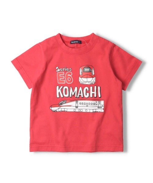 Moujonjon(ムージョンジョン)の「新幹線電車プリント半袖Tシャツ(Tシャツ/カットソー・キッズ・エメラルド/グレー/レッド・90/100/110/120/130)」の3枚目の写真