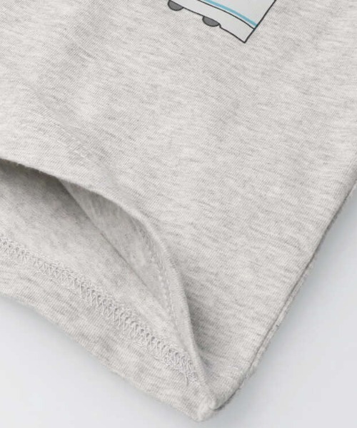 Moujonjon(ムージョンジョン)の「新幹線電車プリント半袖Tシャツ(Tシャツ/カットソー・キッズ・エメラルド/グレー/レッド・90/100/110/120/130)」の9枚目の写真