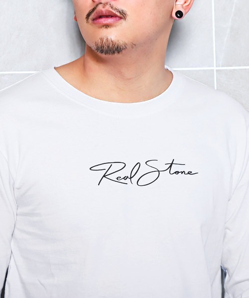 LUXSTYLE(ラグスタイル)の「ワンポイントロゴプリントロンT(Tシャツ/カットソー・メンズ・ブラック/サックスブルー/ホワイト・XL/M/L)」の12枚目の写真