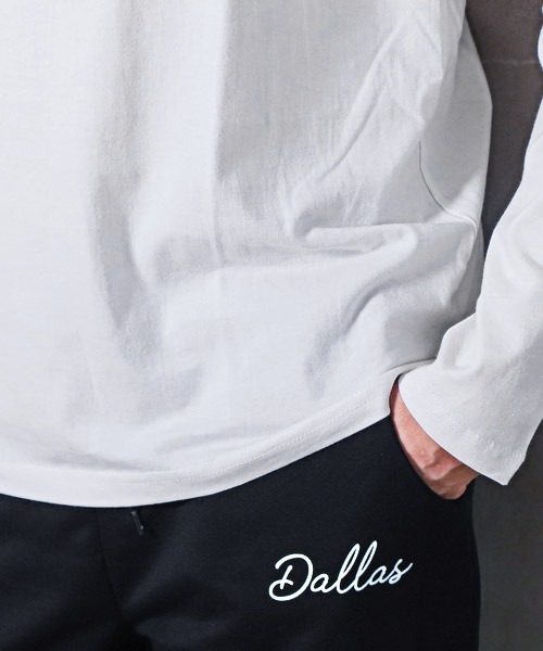 LUXSTYLE(ラグスタイル)の「ワンポイントロゴプリントロンT(Tシャツ/カットソー・メンズ・ブラック/サックスブルー/ホワイト・XL/M/L)」の13枚目の写真