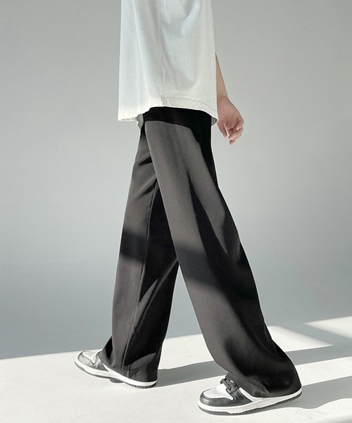Ressaca（レサーカ）の「ルーズストレート ワイドシルエット イージースラックスパンツ（スラックス・メンズ・ホワイト/ブラック/グレー・M/L/XL）」の6枚目の写真
