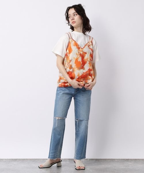 JEANASIS(ジーナシス)の「ラインストーンロゴTEE/197809(Tシャツ/カットソー・レディース・ホワイト/ブラック・FREE)」の15枚目の写真