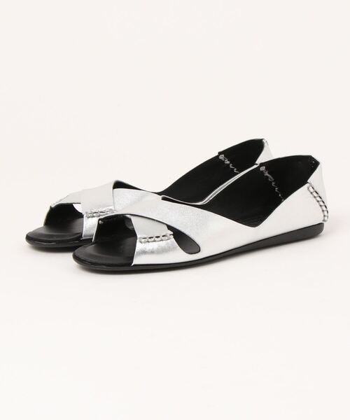 BEARDSLEY（ビアズリー）の「《CORSO ROMA /35～40サイズ》レザーサンダル（サンダル・レディース・シルバー/ブラウン・40/36/37/38/39/35）」の22枚目の写真