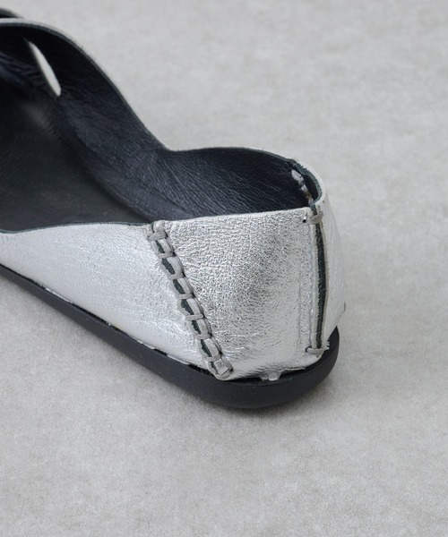 BEARDSLEY（ビアズリー）の「《CORSO ROMA /35～40サイズ》レザーサンダル（サンダル・レディース・シルバー/ブラウン・40/36/37/38/39/35）」の8枚目の写真