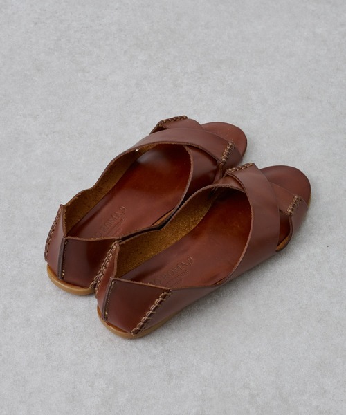 BEARDSLEY（ビアズリー）の「《CORSO ROMA /35～40サイズ》レザーサンダル（サンダル・レディース・シルバー/ブラウン・40/36/37/38/39/35）」の14枚目の写真