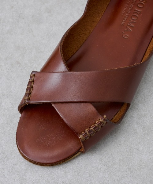 BEARDSLEY（ビアズリー）の「《CORSO ROMA /35～40サイズ》レザーサンダル（サンダル・レディース・シルバー/ブラウン・40/36/37/38/39/35）」の16枚目の写真
