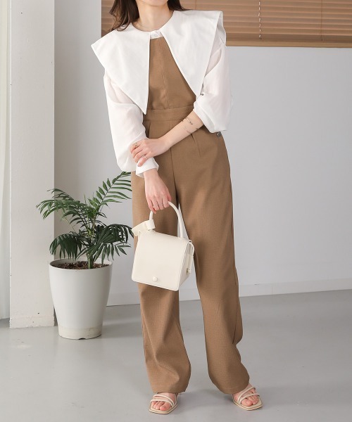 Bab(バブ)の「スクエアショルダーバッグ(ハンドバッグ・レディース・ブラック/ベージュ/アイボリー/キャメル・ONESIZE)」の22枚目の写真