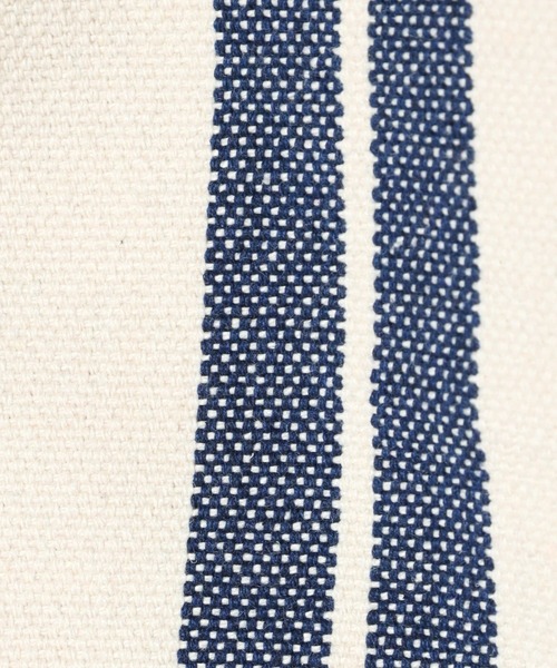 niko and...（ニコアンド）の「ニコロゴストライプ2WAYトートバッグ【ニコロゴトート】（トートバッグ・レディース・オレンジ/ブルー・0）」の18枚目の写真