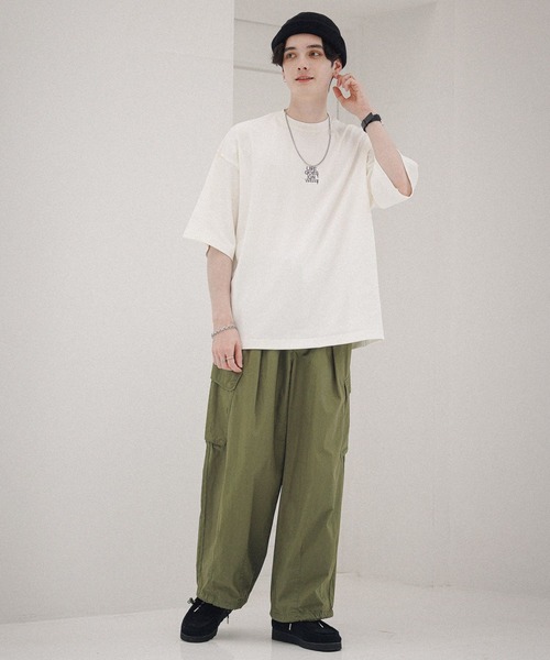 RAGEBLUE（レイジブルー）の「スムースフラワーフォトプリントTシャツ（Tシャツ/カットソー・メンズ・ホワイト/スミクロ/グリーン・SMALL/MEDIUM/LARGE）」の5枚目の写真