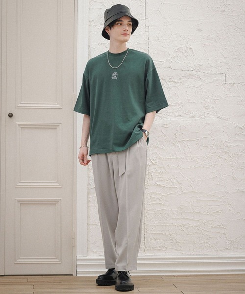 RAGEBLUE（レイジブルー）の「スムースフラワーフォトプリントTシャツ（Tシャツ/カットソー・メンズ・ホワイト/スミクロ/グリーン・SMALL/MEDIUM/LARGE）」の21枚目の写真