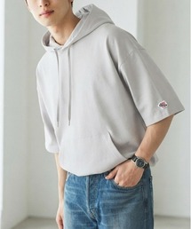 【JEMORGAN / ジェーイーモーガン】ヘビーウエイトコットン 半袖Tパーカー ドロップショルダー ビッグシルエット ユニセックス