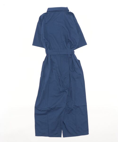 Le temps riche（ルタンリッシュ）の「ハーフスリーブオールインワン　＜Le temps riche＞（つなぎ/オールインワン・レディース・ベージュ/ネイビー・M/L/LL）」の6枚目の写真