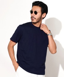 コットン クルーネック 半袖無地 Tシャツ カットソー