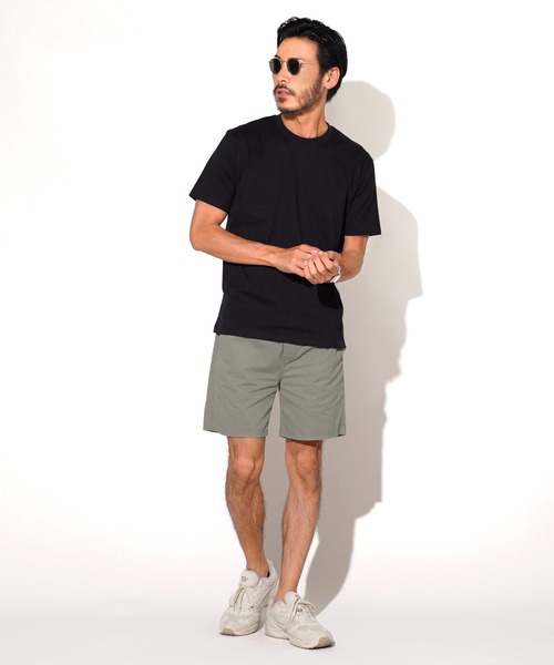 jiggys shop(ジギーズショップ)の「コットン クルーネック 半袖無地 Tシャツ カットソー(Tシャツ/カットソー・メンズ・ブラック/ロイヤルブルー/ホワイト/ネイビー/ミックスグレー/グレー/カーキ・X-LARGE/MEDIUM/XX-LARGE/LARGE/SMALL)」の9枚目の写真