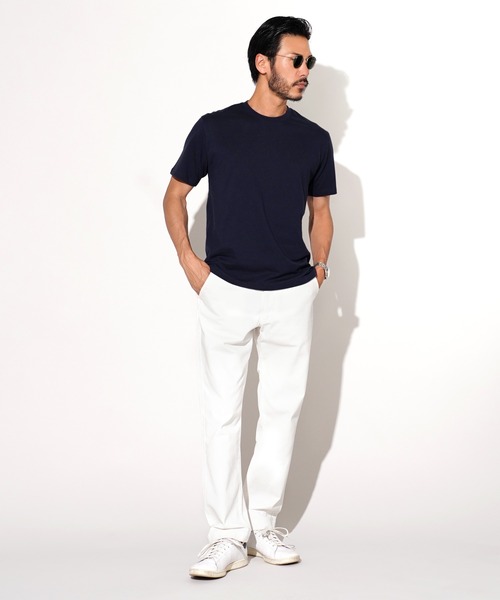jiggys shop(ジギーズショップ)の「コットン クルーネック 半袖無地 Tシャツ カットソー(Tシャツ/カットソー・メンズ・ブラック/ロイヤルブルー/ホワイト/ネイビー/ミックスグレー/グレー/カーキ・X-LARGE/MEDIUM/XX-LARGE/LARGE/SMALL)」の15枚目の写真