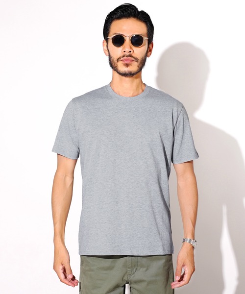 jiggys shop(ジギーズショップ)の「コットン クルーネック 半袖無地 Tシャツ カットソー(Tシャツ/カットソー・メンズ・ブラック/ロイヤルブルー/ホワイト/ネイビー/ミックスグレー/グレー/カーキ・X-LARGE/MEDIUM/XX-LARGE/LARGE/SMALL)」の21枚目の写真