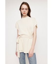 SLY | WASHABLE WAIST BELT TUNIC ウォッシャブル ウエストベルト チュニック セットアップ(ニット/セーター)