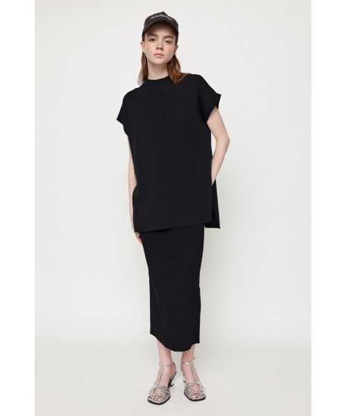 SLY（スライ）の「WASHABLE WAIST BELT TUNIC ウォッシャブル ウエストベルト チュニック セットアップ（ニット/セーター・レディース・ブラック/イエロー系その他/アイボリー/パープル・FREE）」の11枚目の写真