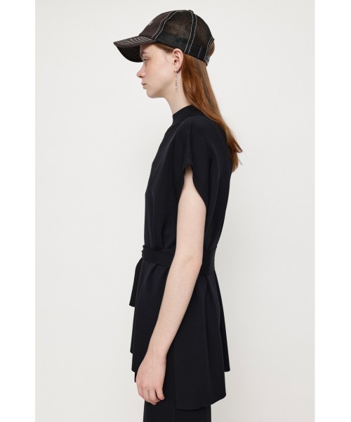 SLY（スライ）の「WASHABLE WAIST BELT TUNIC ウォッシャブル ウエストベルト チュニック セットアップ（ニット/セーター・レディース・ブラック/イエロー系その他/アイボリー/パープル・FREE）」の13枚目の写真