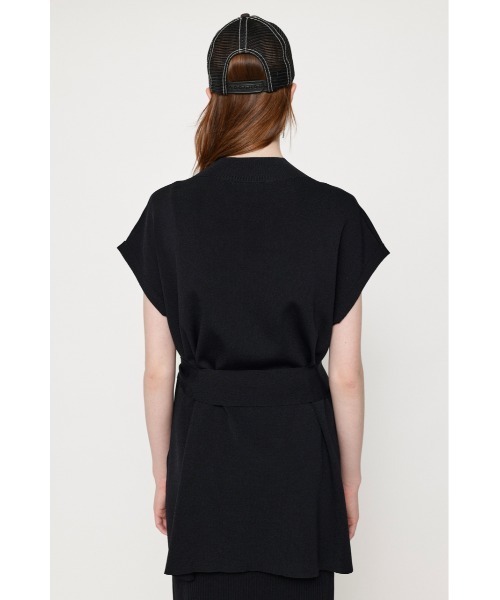 SLY（スライ）の「WASHABLE WAIST BELT TUNIC ウォッシャブル ウエストベルト チュニック セットアップ（ニット/セーター・レディース・ブラック/イエロー系その他/アイボリー/パープル・FREE）」の14枚目の写真