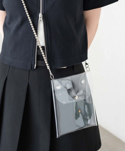 WEGO（ウィゴー）の「WEGO/マルチストラップクリアミニショルダー（ショルダーバッグ・レディース・その他4/その他1/その他3/その他5/その他2・FREE）」の3枚目の写真