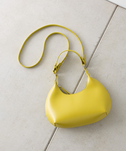 COLONY 2139（コロニートゥーワンスリーナイン）の「ハーフムーンバッグ（ショルダーバッグ・レディース・オフホワイト/イエロー/ブラック・FREE）」の6枚目の写真