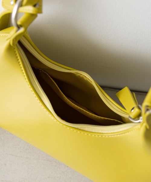 COLONY 2139（コロニートゥーワンスリーナイン）の「ハーフムーンバッグ（ショルダーバッグ・レディース・オフホワイト/イエロー/ブラック・FREE）」の7枚目の写真