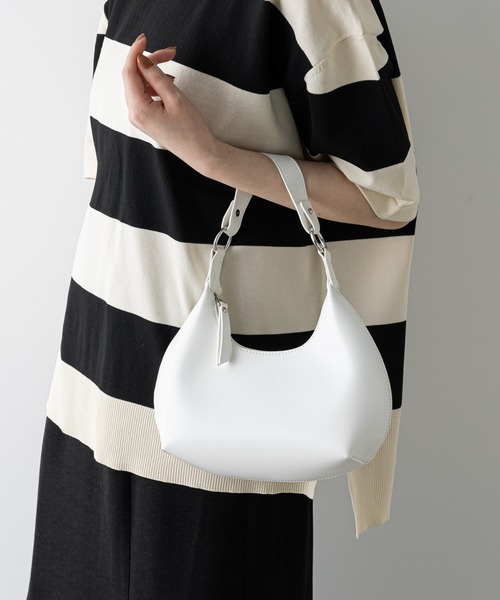 COLONY 2139（コロニートゥーワンスリーナイン）の「ハーフムーンバッグ（ショルダーバッグ・レディース・オフホワイト/イエロー/ブラック・FREE）」の22枚目の写真