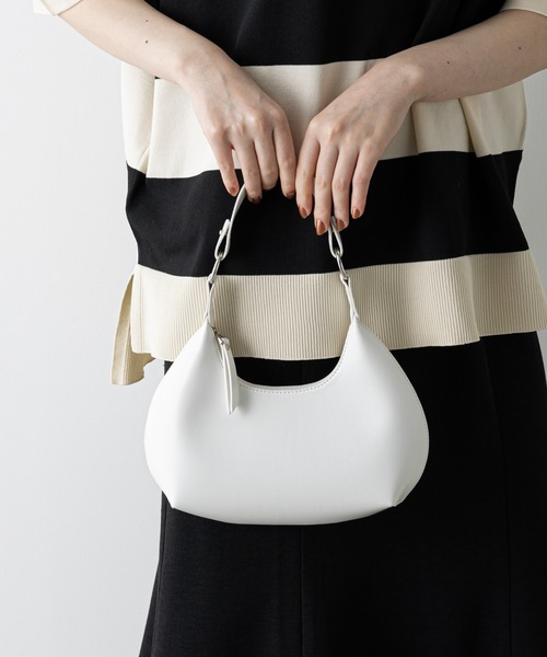 COLONY 2139（コロニートゥーワンスリーナイン）の「ハーフムーンバッグ（ショルダーバッグ・レディース・オフホワイト/イエロー/ブラック・FREE）」の20枚目の写真