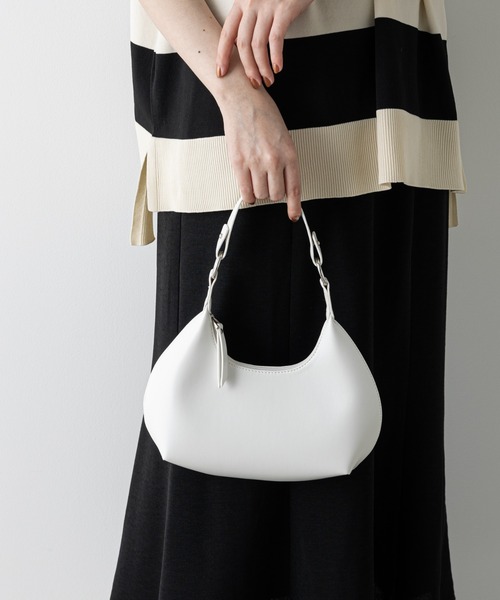 COLONY 2139（コロニートゥーワンスリーナイン）の「ハーフムーンバッグ（ショルダーバッグ・レディース・オフホワイト/イエロー/ブラック・FREE）」の21枚目の写真