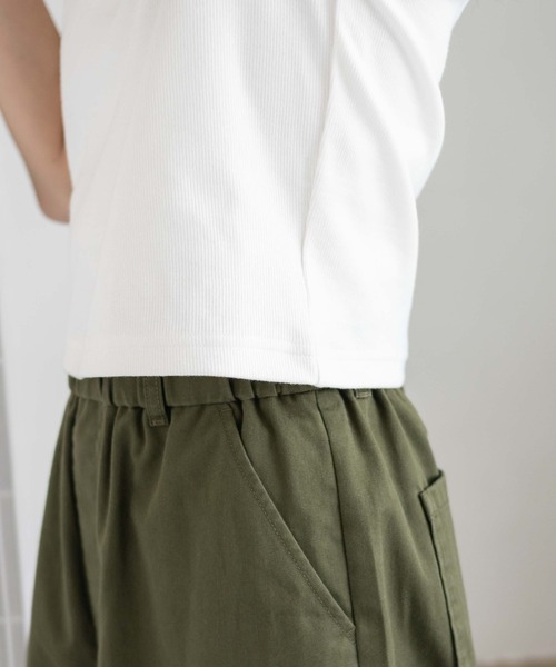 WEGO（ウィゴー）の「WEGO/ロゴ刺繍リブT（Tシャツ/カットソー・レディース・ブラック/ブラック系その他/ホワイト/その他2/その他1・FREE）」の6枚目の写真