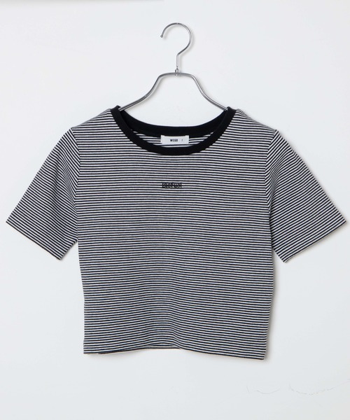 WEGO（ウィゴー）の「WEGO/ロゴ刺繍リブT（Tシャツ/カットソー・レディース・ブラック/ブラック系その他/ホワイト/その他2/その他1・FREE）」の16枚目の写真