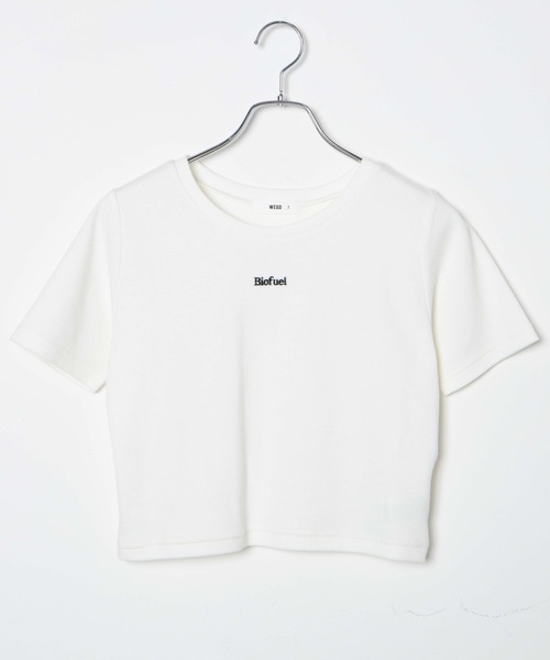 WEGO（ウィゴー）の「WEGO/ロゴ刺繍リブT（Tシャツ/カットソー・レディース・ブラック/ブラック系その他/ホワイト/その他2/その他1・FREE）」の15枚目の写真