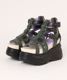 【YOSUKE】厚底グラディエーターサンダル　4460009