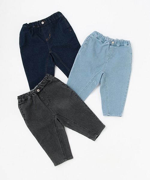 petit main（プティマイン）の「テーパードデニムパンツ（デニムパンツ・キッズ・ライトブルー/ネイビー/ブラック・110cm/90cm/120cm/100cm/130cm）」の17枚目の写真