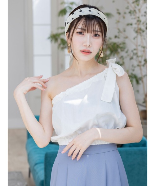 DURAS（デュラス）の「タック入りワイドパンツ（その他パンツ・レディース・ブルー/ブラック/ホワイト・FREE）」の14枚目の写真