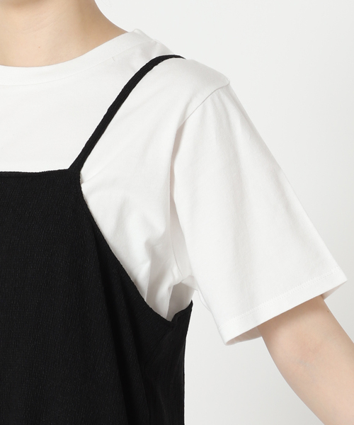 JOURNAL STANDARD relume（ジャーナルスタンダード　レリューム）の「ジャガードキャミワンピース（ワンピース・レディース・ブラック/オリーブ・FREE）」の8枚目の写真