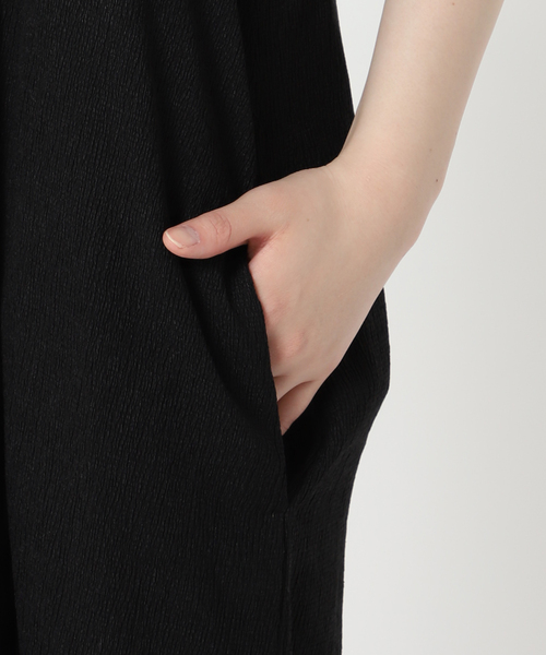 JOURNAL STANDARD relume（ジャーナルスタンダード　レリューム）の「ジャガードキャミワンピース（ワンピース・レディース・ブラック/オリーブ・FREE）」の9枚目の写真