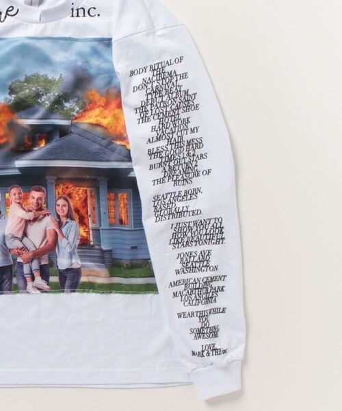 THE inc.（ザ インク）の「The Incorporated/ザ インコーポレイテッド/THE FAMILY FYRE LS T-SHIRT（Tシャツ/カットソー・メンズ・ホワイト・L/M）」の3枚目の写真